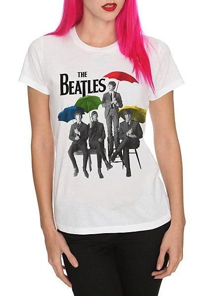 BEATLES / Umbrellas / Girls Jr T-Shirt